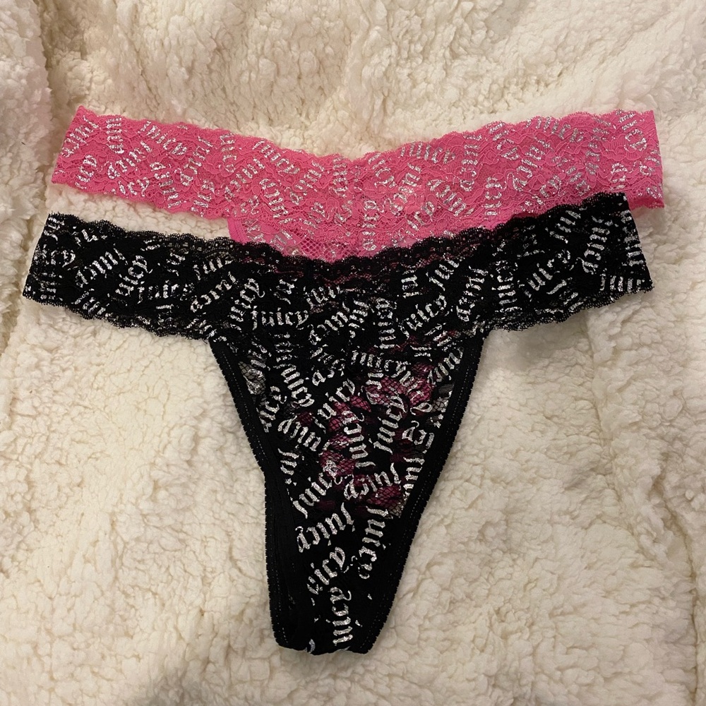 NWOT 2 EXTRA LARGE JUICY COUTURE THONGS